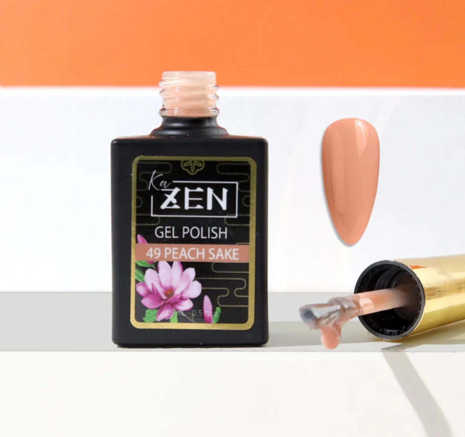 ZEN Milky Gel Polish - #49 Peach Sake - WS