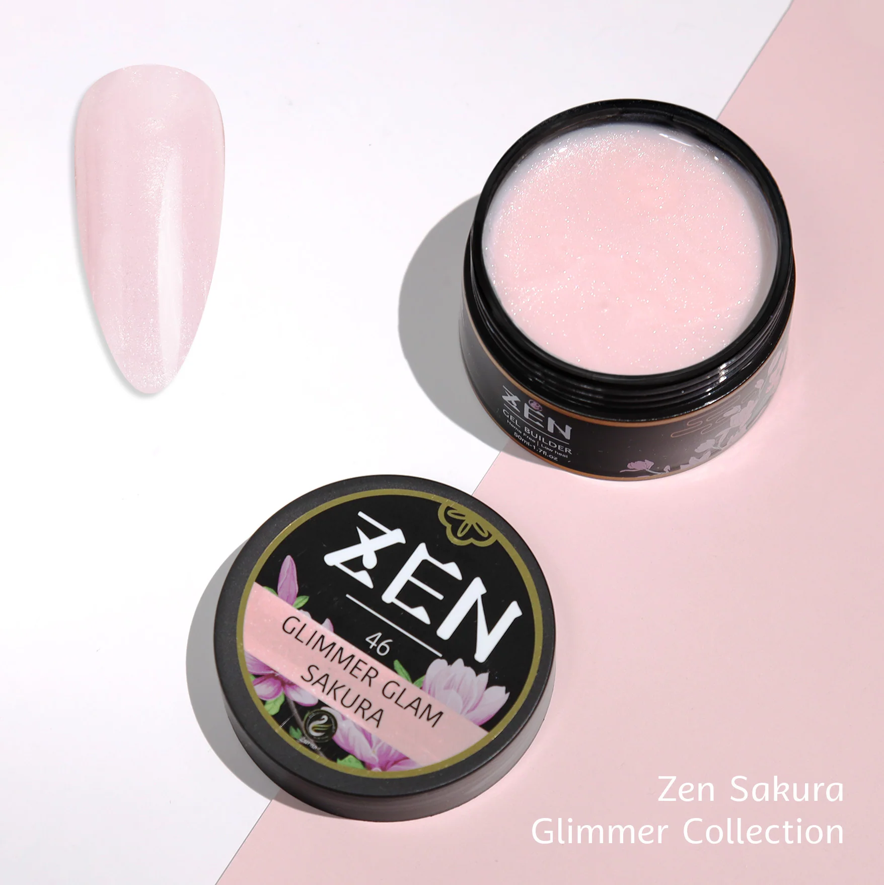 ZEN Builder Gel - #46 Glimmer Glam Sakura - WS