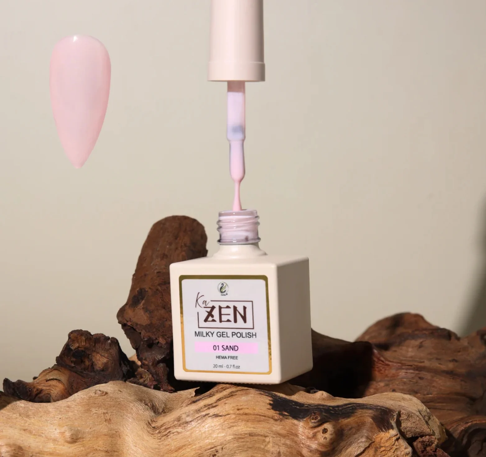 KaZEN Milky Gel Polish - #001 Sand - WS