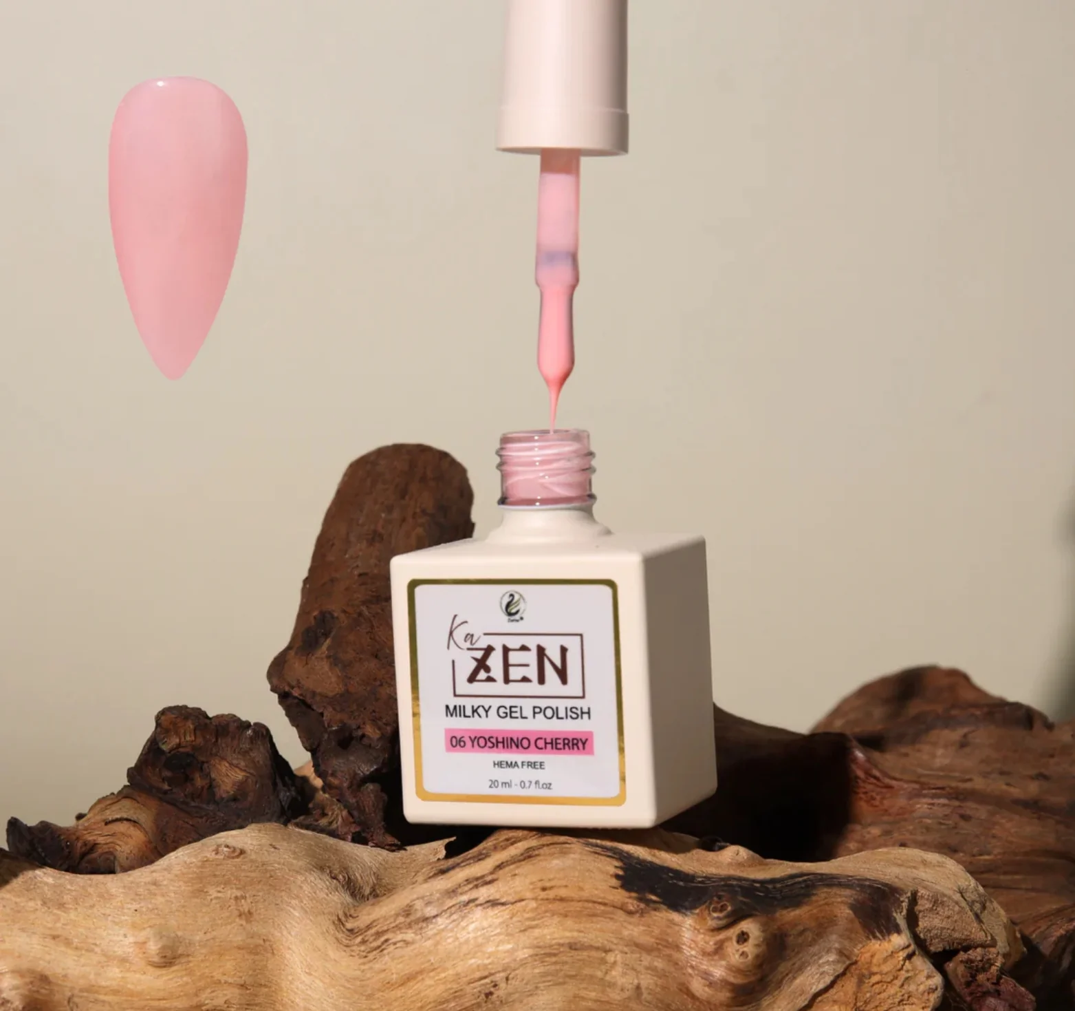 KaZEN Milky Gel Polish - #006 Yoshino Cherry - WS