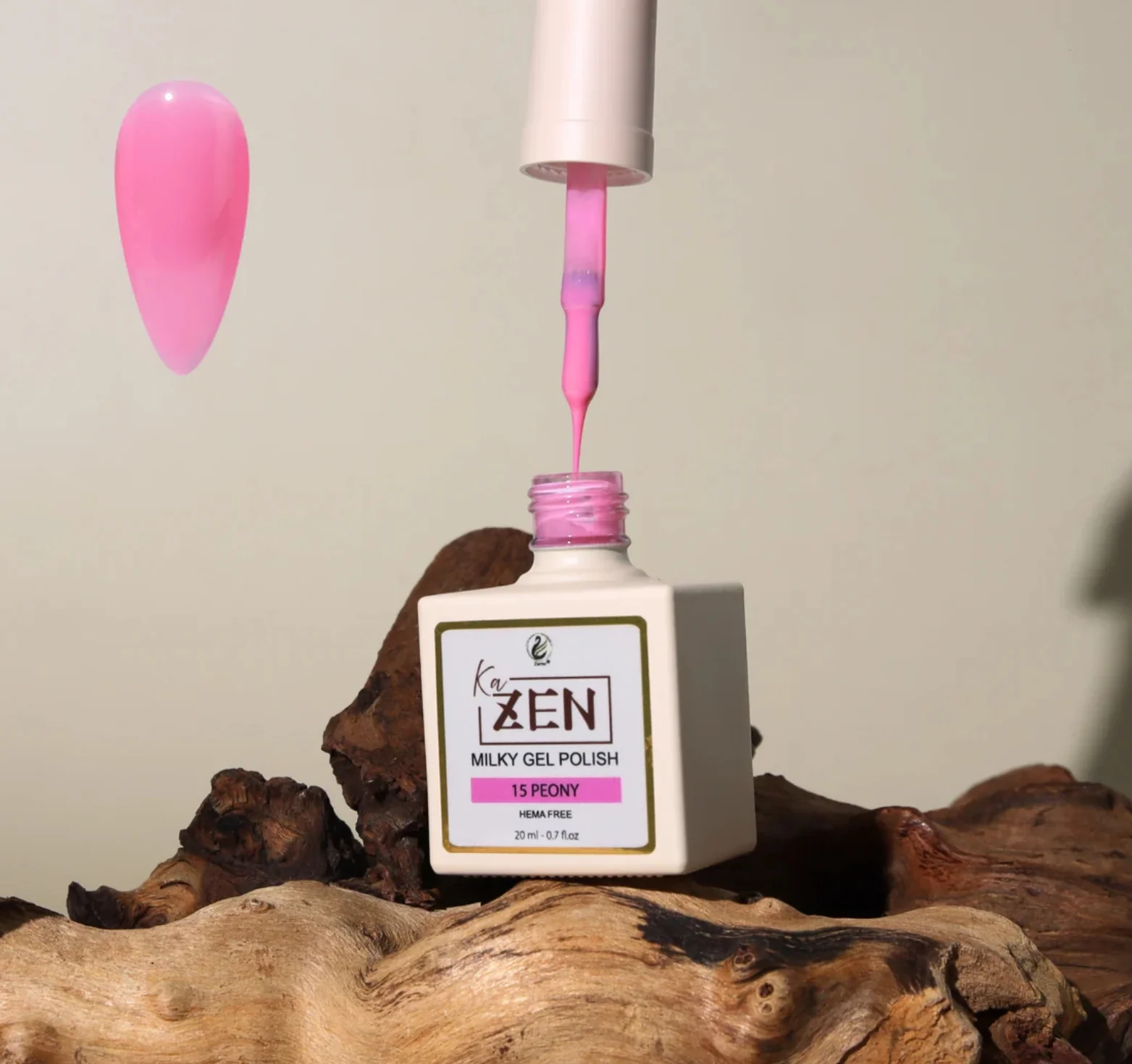 KaZEN Milky Gel Polish - #015 Peony - WS