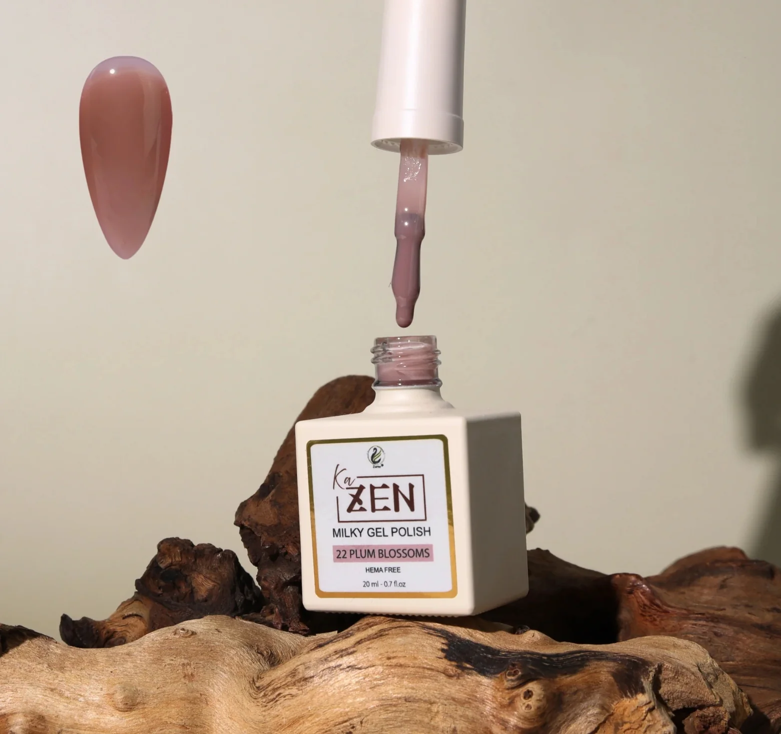 KaZen Milky Gel Polish - #022 Plum Blossoms - WS