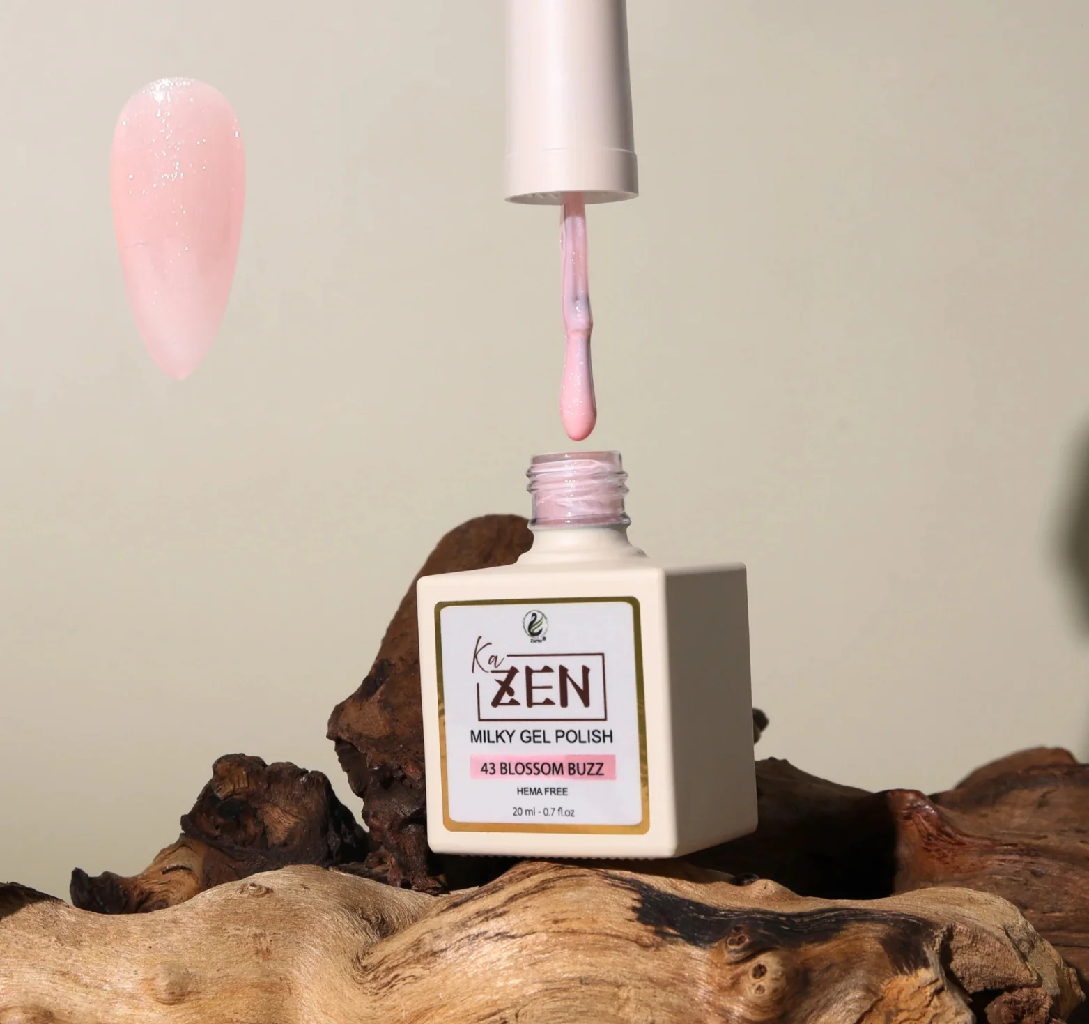 KaZEN Milky Gel Polish - #043 Blossom Buzz - WS