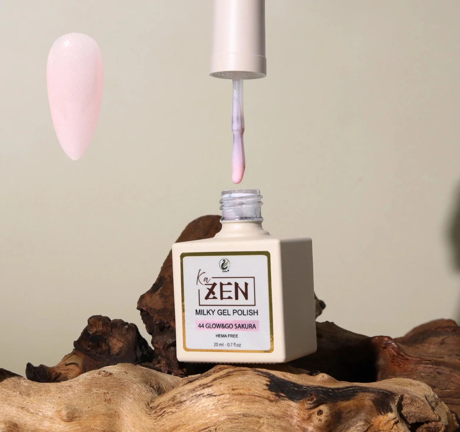 KaZen Milky Gel Polish - #044 Glow & Go Sakura - WS
