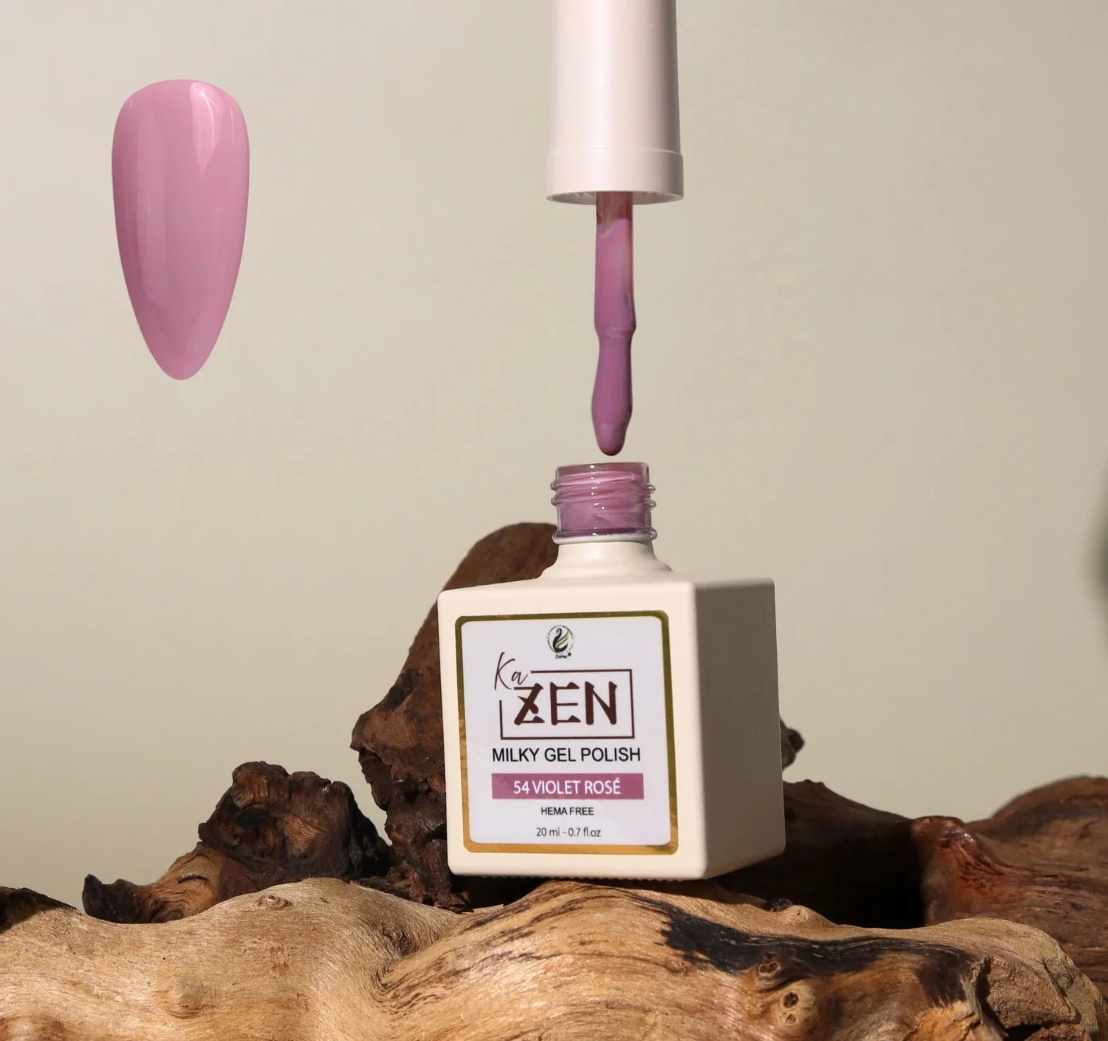 KaZen Milky Gel Polish - #054 Violet Rose - WS