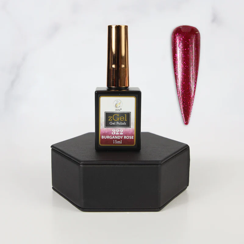 Gel Polish zGel - #322 Burgundy Roses - WS