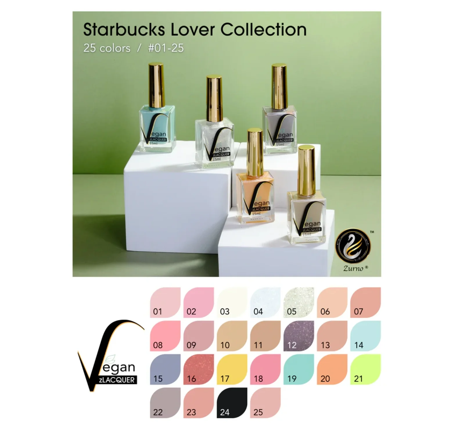 Polish zLacquer Pinkish Collection #289-312 - WS - Image 2