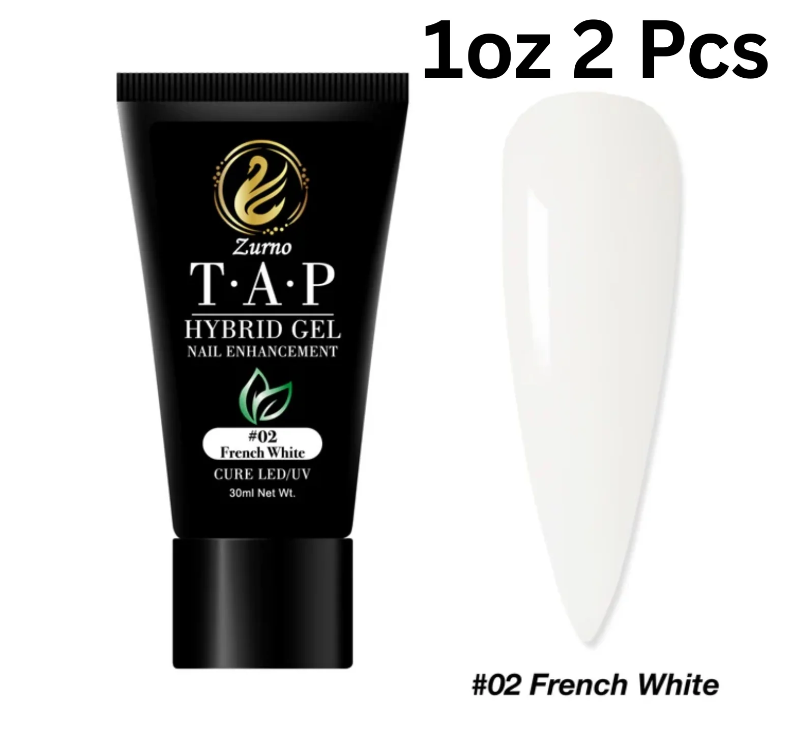 TAP Gel French - #02 French White 2 Pack - WS