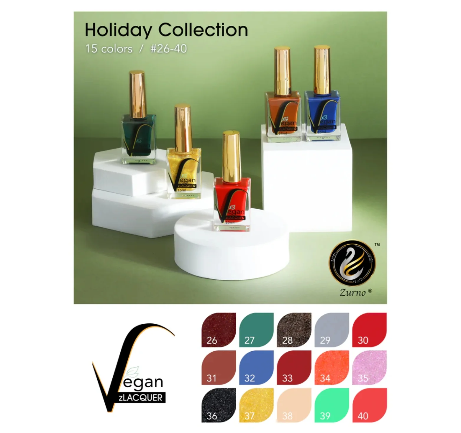Polish zLacquer Holiday Collection #026-040