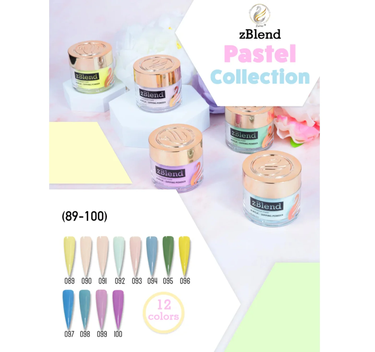 Powder zBlend Pastel Collection #089-100 - WS